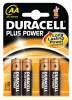 Baterijas Duracell Plus AA-B4/LR6(bl-4)