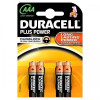 Baterijas Duracell Plus AAA-B4/LR03(bl-4)