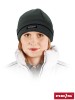 Cepure ziemas adīta 100% kokvilna PELĒKA CZBAW-THINSUL